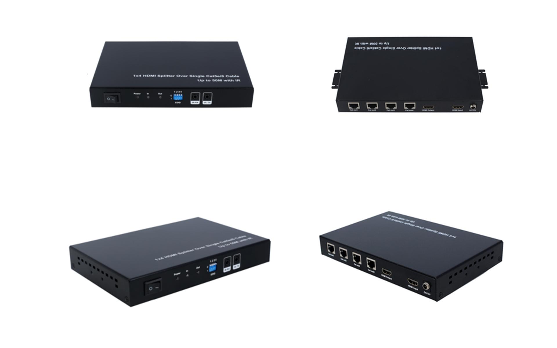 HDMI Splitter/Extender 1 into 4 by Ethernet 50m at Rs 9100, HDMI Splitter  in New Delhi