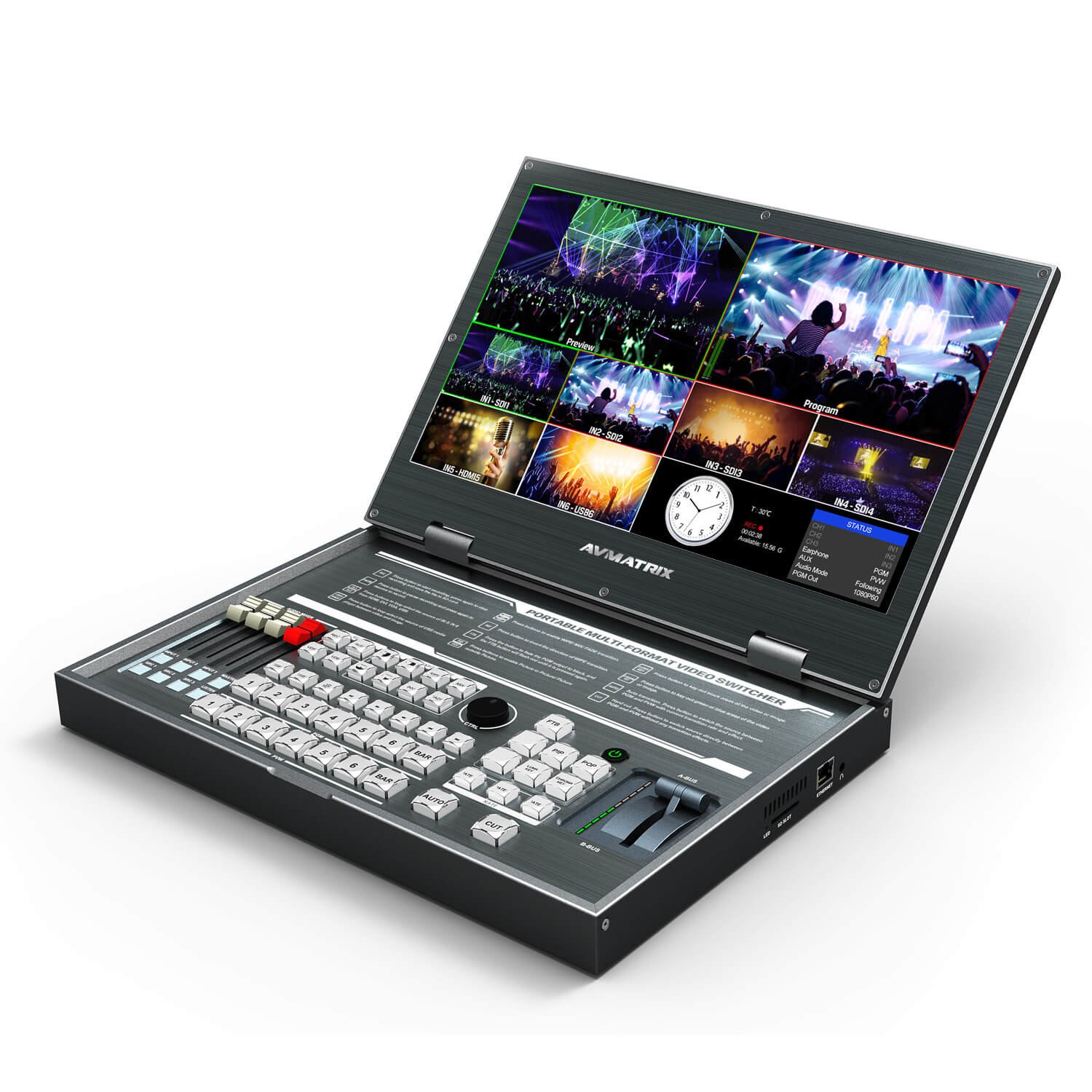 AV Matrix Portable 6CH SDI/HDMI Video Switcher PVS0615 – Pixelpitch