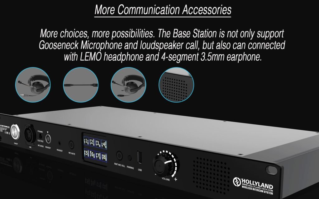 Wireless Talk Back System with 8 Belt packs 1 Master - Pixelpitch