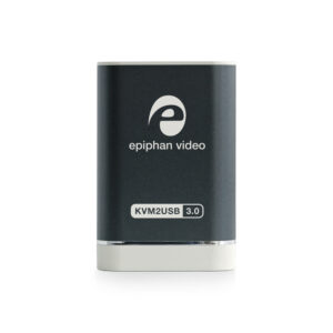 Epiphan’s KVM2USB 3.0™ offers a convenient way to manage local servers and headless computers. There’s nothing to install on any target computer. All you need is the included Epiphan KVM Control Application on your host computer and you’re ready to view and control any other local server, computer, or machine.