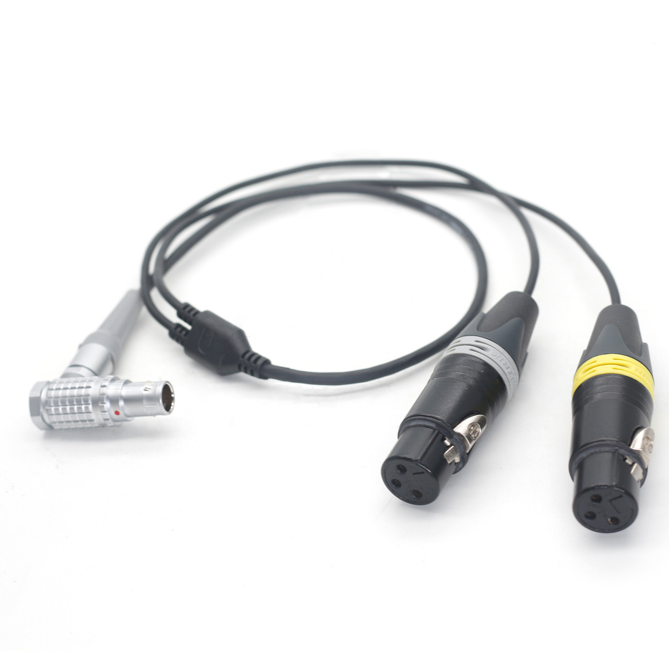 Cyclone/Perfect For Cable, XLR-3M to Angled XLR-3F, 260mm - Studio General