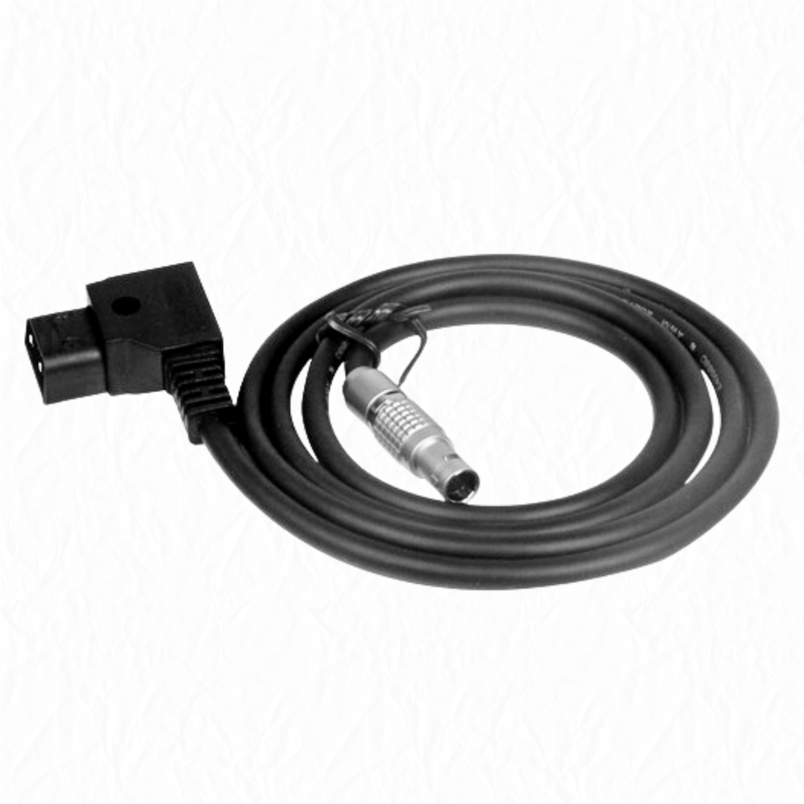 Male Power Cable 1M D-tap to Lemo 2-Pin 0B2