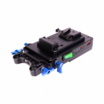 V Mount Battery Plate with Rod Clamp