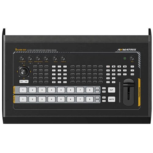 AVMATRIX SHARK S8X NDI 8-Channel SDI/HDMI Audio/Video Switcher